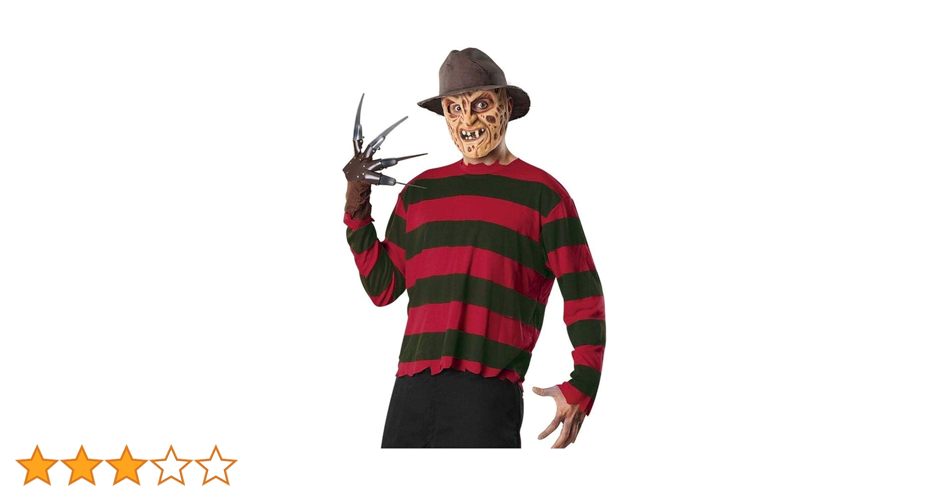 Amazon | FREDDY KRUEGER SET 大人用フレディクルーガーのコスチューム